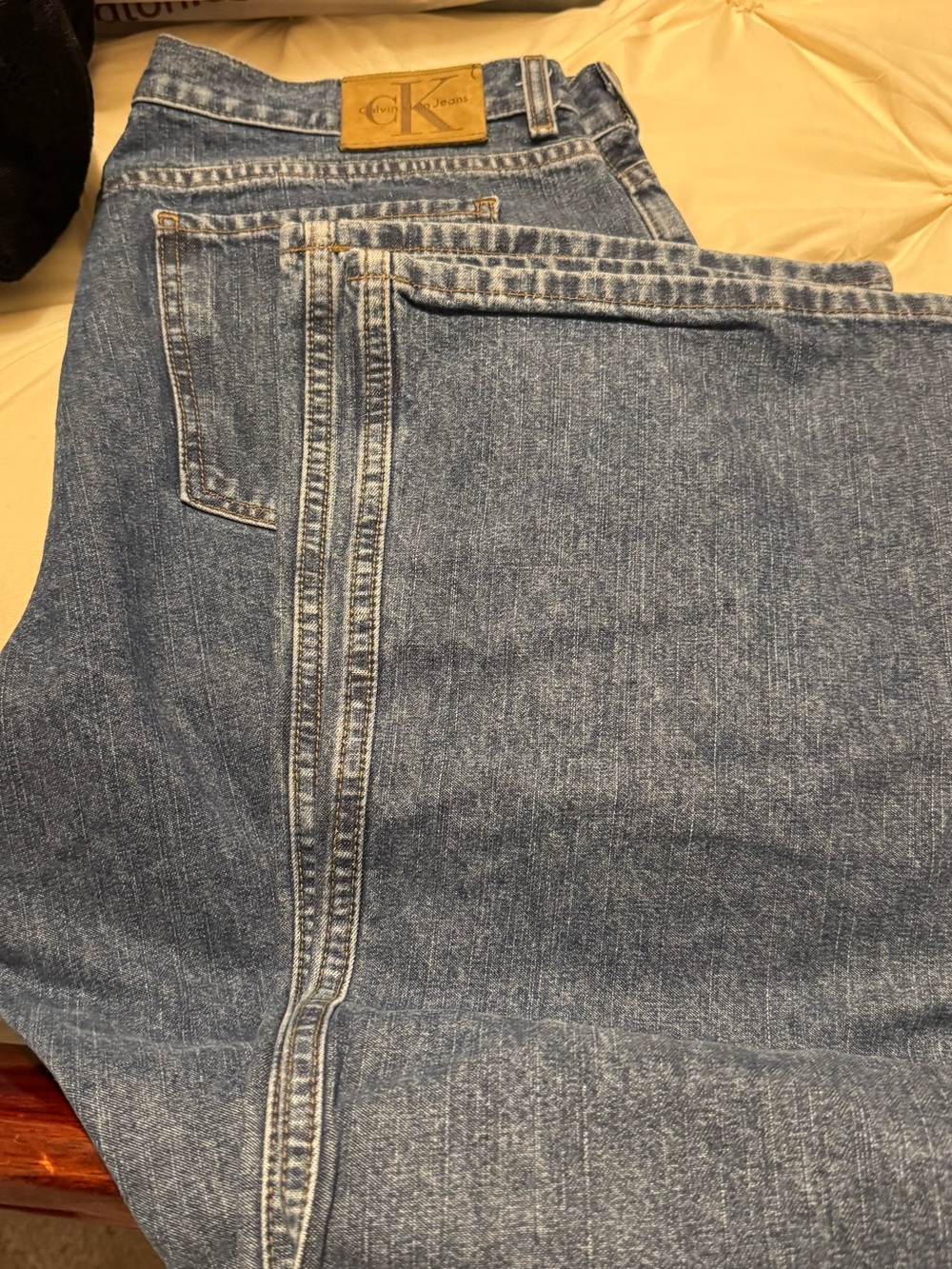 Calvin Klein Jeans Medium Blue flare Leg Denim